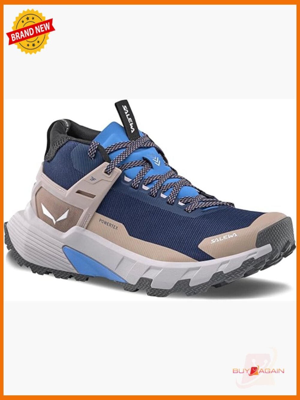 Waterproof Hiking Boots Mid-Cut Trekking Shoes PowerTex Membrane